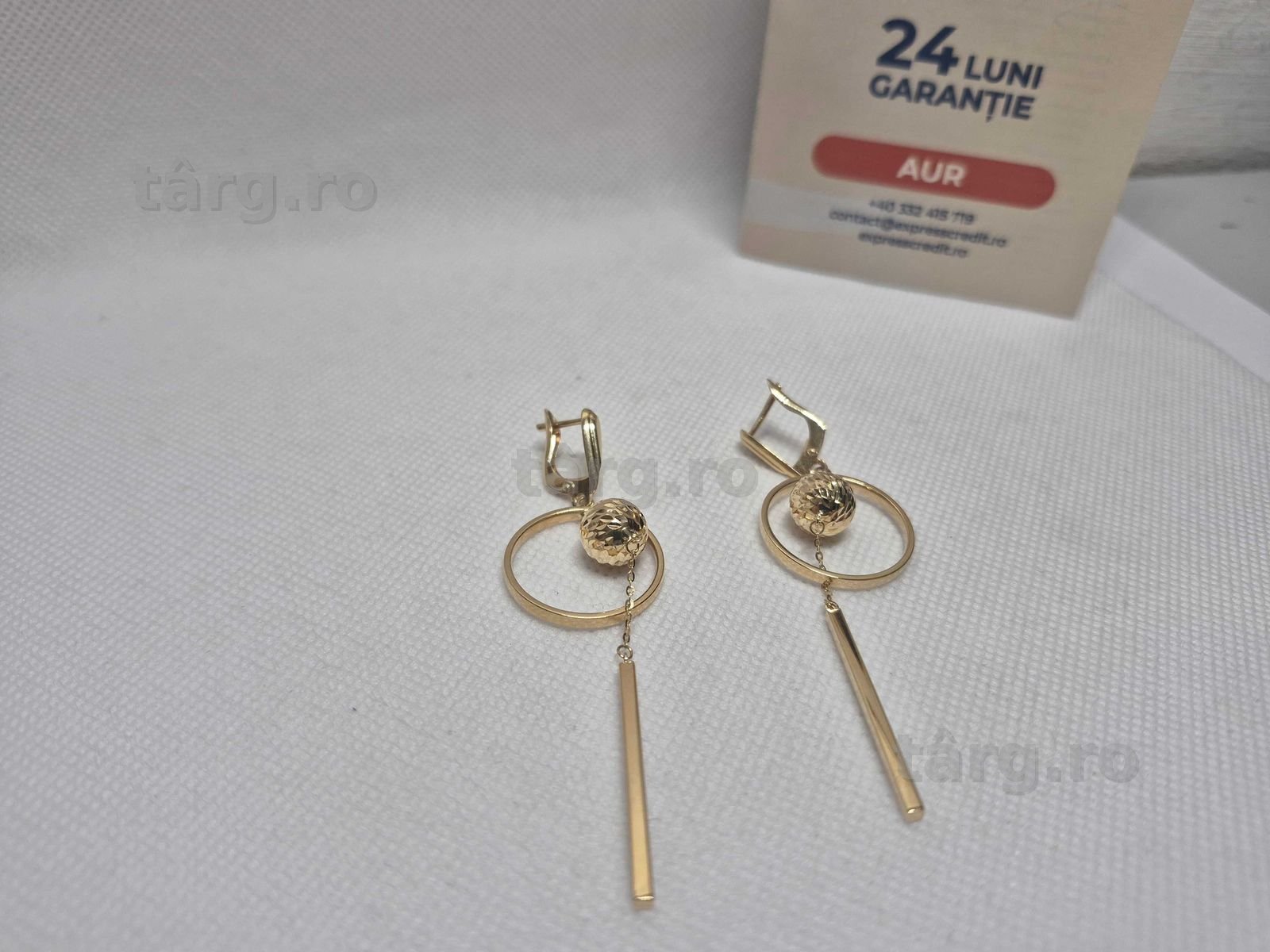 Cercei 14k 5.06gr (AG4 Dacia b. 51634.2) Garantie 2 ani 2