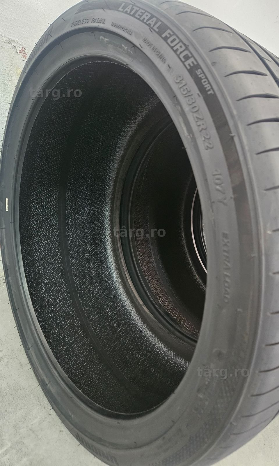 315/30 R22 107Y XL UNIGRIP (Gripmax) Anvelope noi vara protectie janta 9