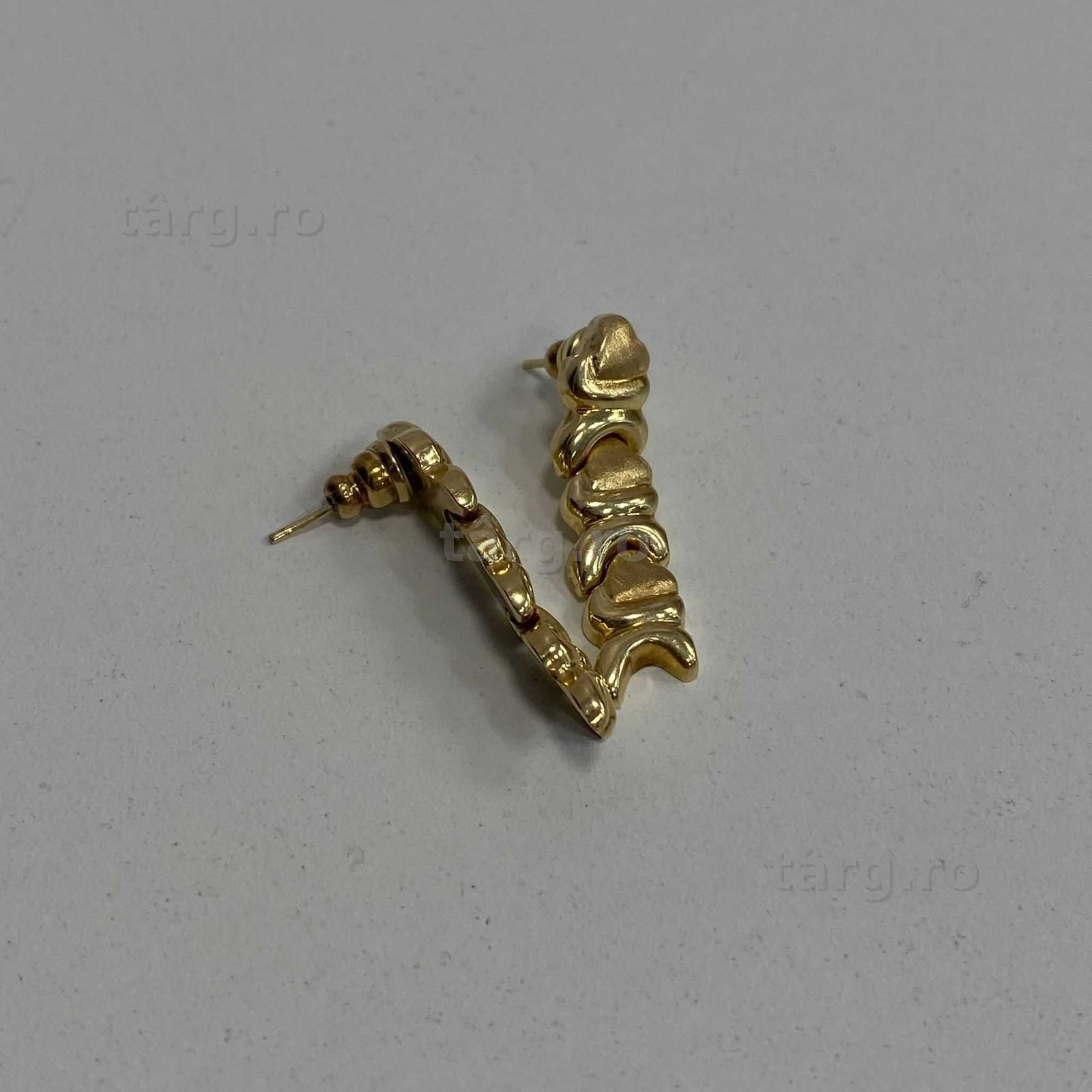 Cercei aur 14K 5.17g (AG13 b55491.8) Garantie 2 ani! 2
