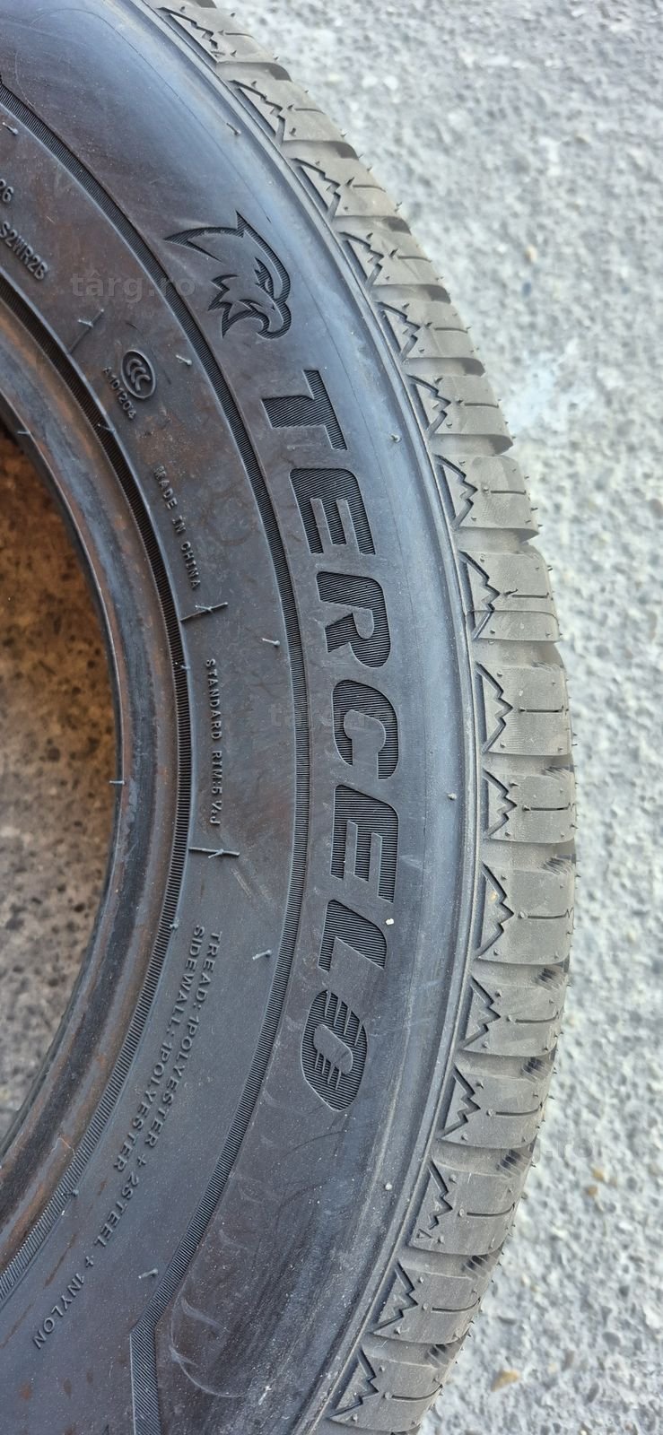 4 anvelope M+S noi Tercelo 185/65/14,dot 2024.Pretul este pe bucata. 4