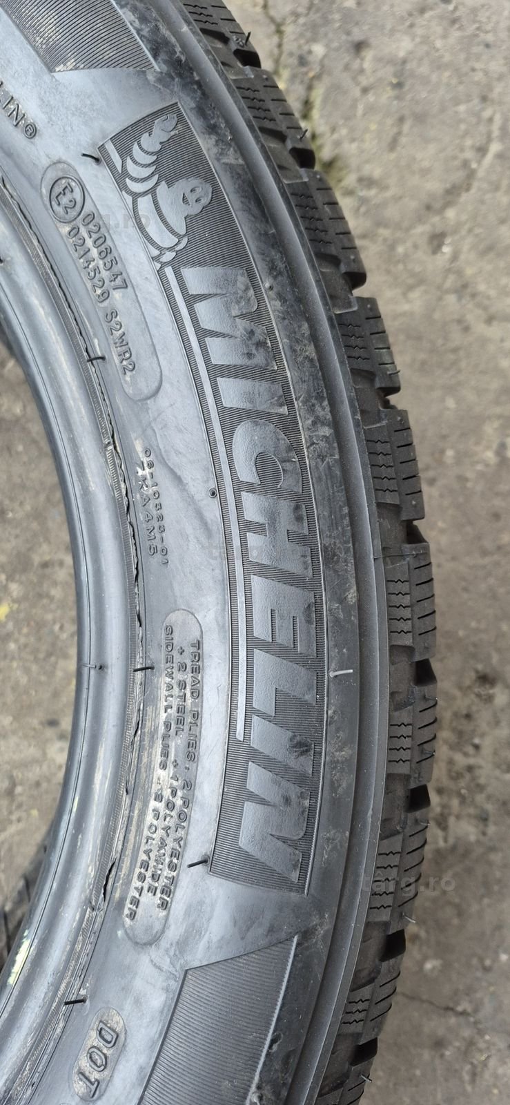 4 anvelope iarna ca noi Michelin 255/50/19.Pretul este pe bucata. 4