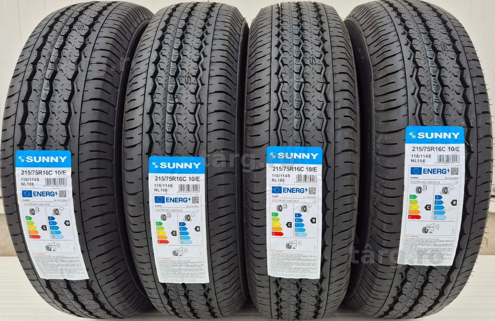 215/75 R16C, 116S, SUNNY NL106, Anvelope de vara 10 P.R.