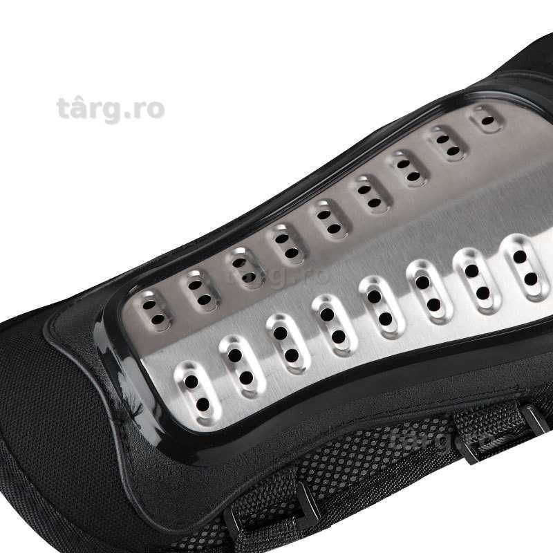 Set Protectii Moto pentru Genunchi si Coate, Usoare, Confortabile, Pentru Moto, Scuter, Bicicleta Negru 4