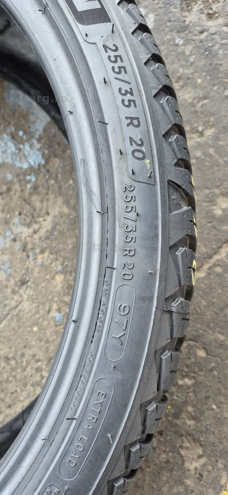 2 anvelope M+S ca noi Michelin 255/35/20,dot 2025.Pret/bucata. 5