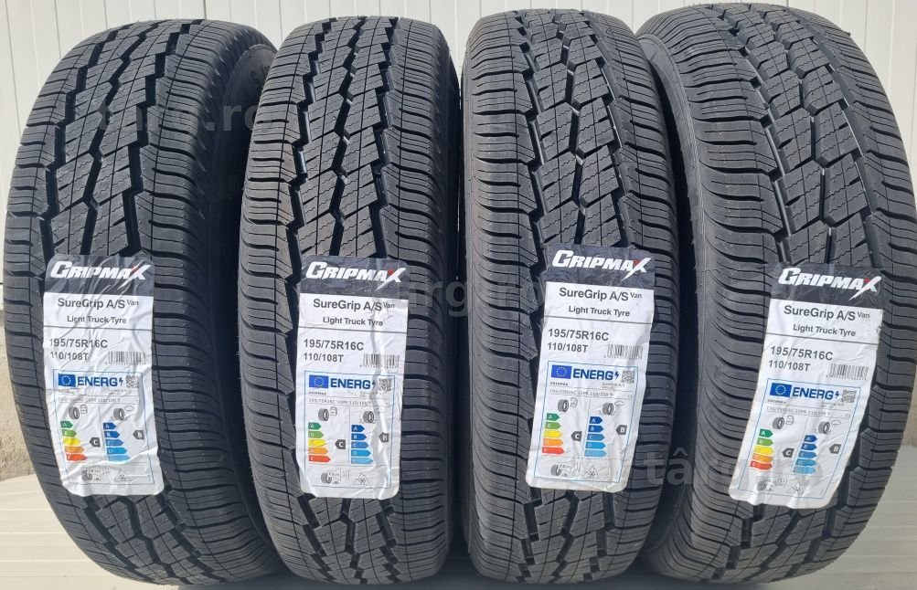 195/75 R16C, 110T (de greutate), GRIPMAX, Anvelope mixte M+S
