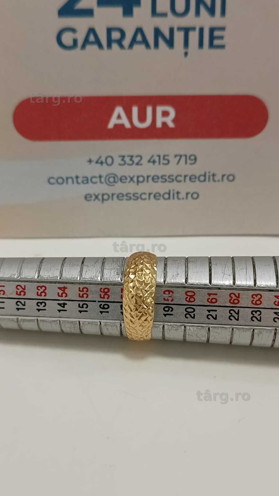 Inel aur 18K 1.18gr [AG24 Harlau B.45594.1] - Garantie 2 ani! 4
