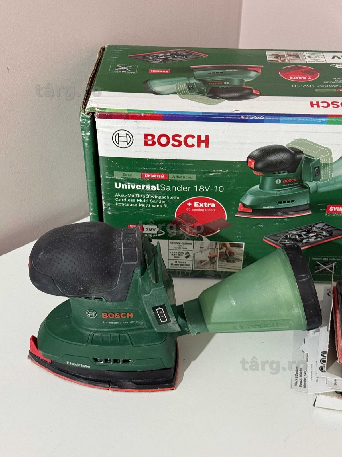 Bosch UniversalSander 18V slefuitor cu vibratii 2