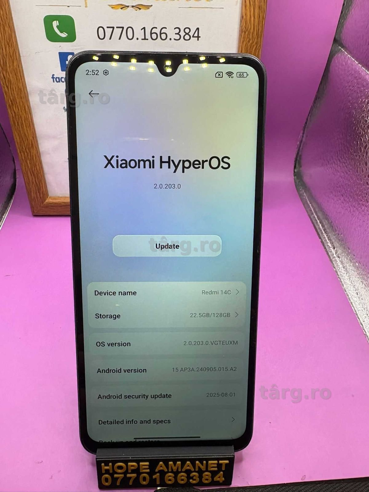 HOPE AMANET P2-Redmi 14c 128 GB/6 RAM 2