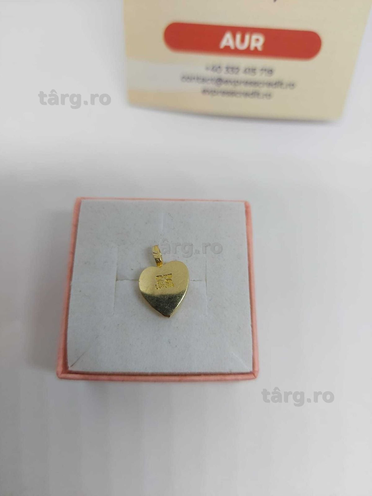 Pandantiv aur 14k 2.03gr [35403.2/30 Pacurari 2] Garantie 2 ani! 4