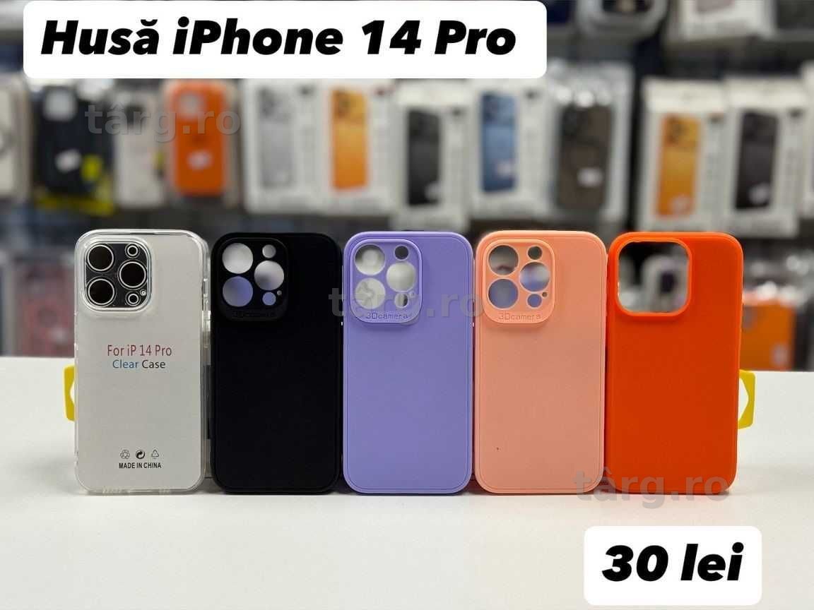 Husa silicon, folie, cablu, incarcator iPhone 14 Pro 2