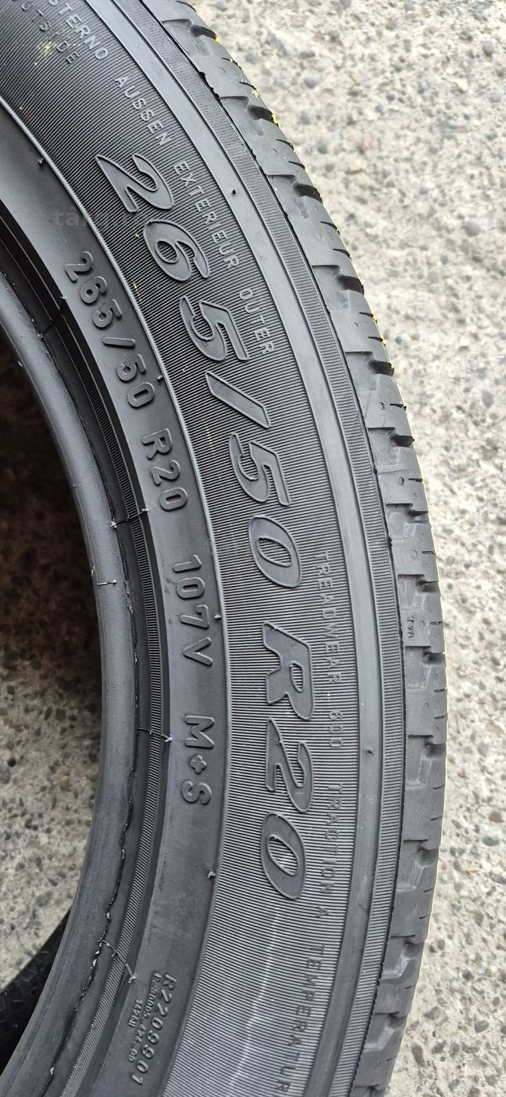 4 anvelope M+S Pirelli 265/50/20.Pretul este pe bucata. 6
