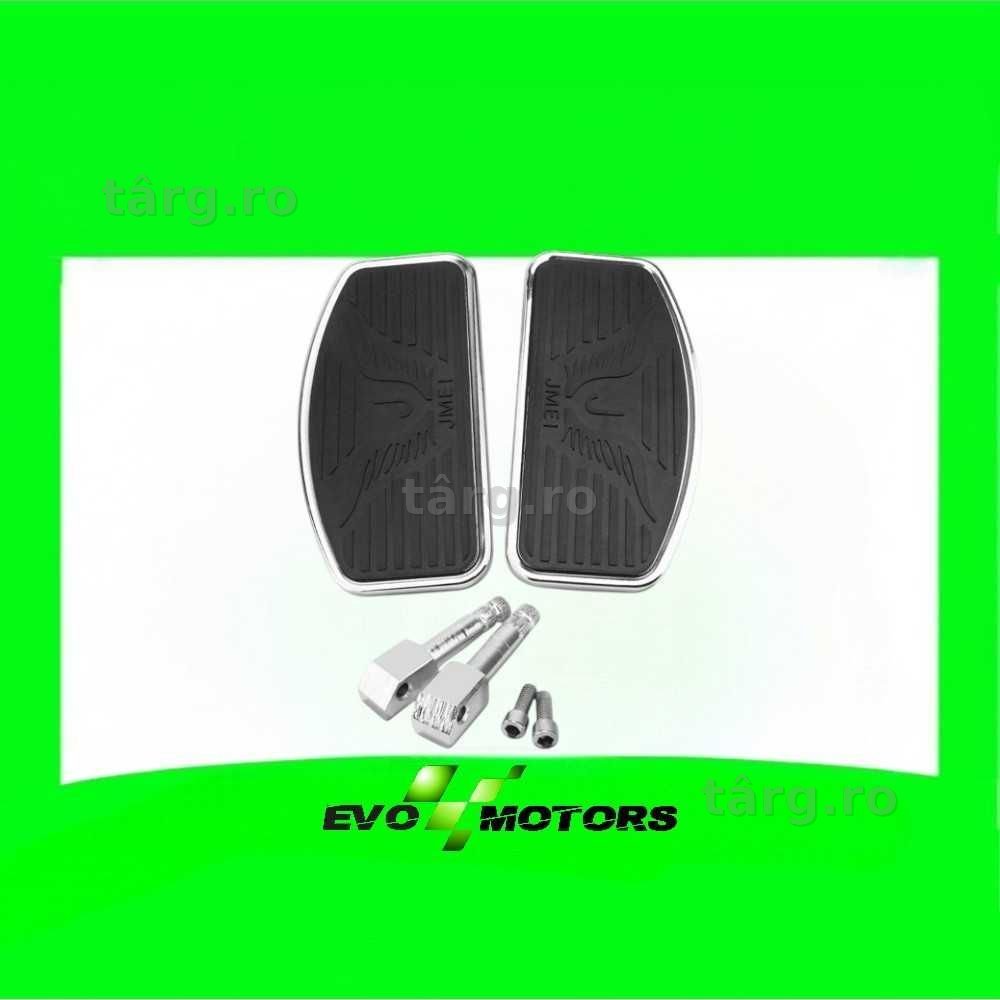 Placa Scarite Suport Moto Chooper Cruiser Fata Spate Foot Peguri 240X125 A2096