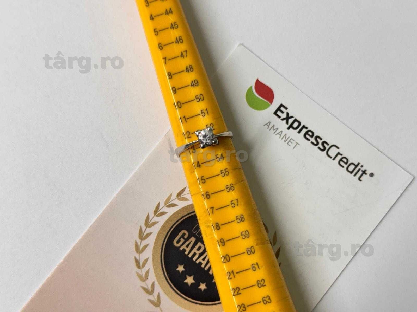Inel aur alb 14k 2.30g (B.61102.2-Tatarasi) Garantie 2 ani-1365 lei 3