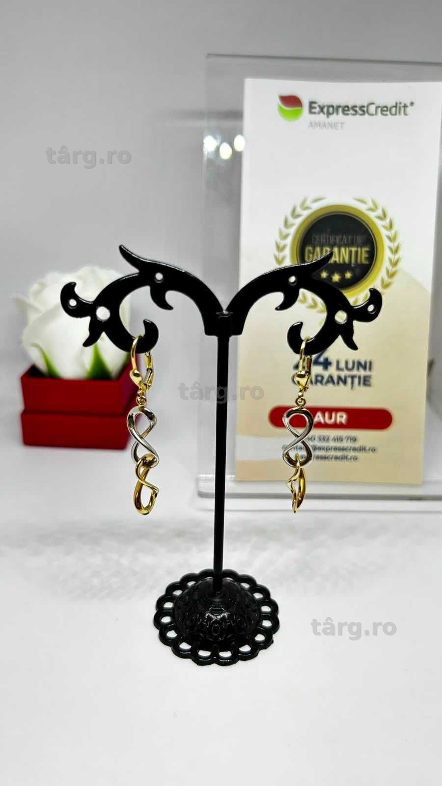 Cercei Aur 14K 2.59g (AG1 Alexandru B54362.46) - Garantie 2 ani! 3