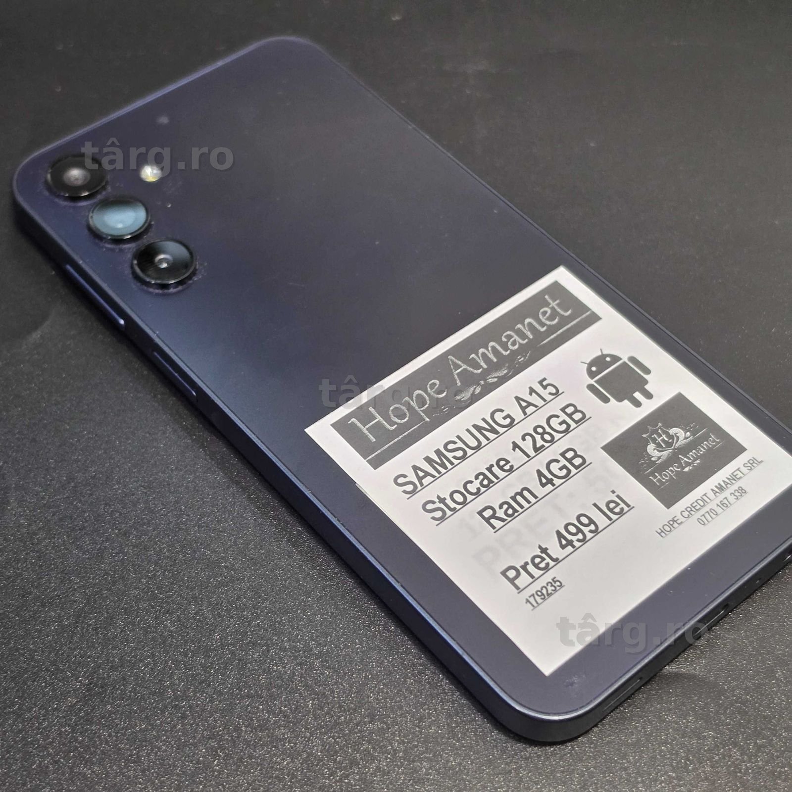 HOPE AMANET P8 Samsung A15  128 gb 4 gb ram 2