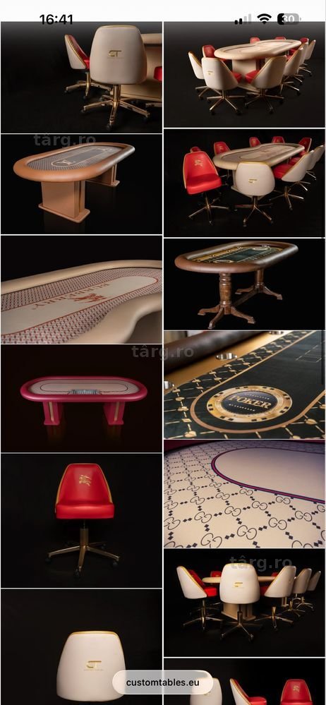 Evenimente corporate CustomTables.eu mese poker jetoane poker scaune poker ruleta blackjack barbut craps mese remi toate stoc pentru evenimentul tau