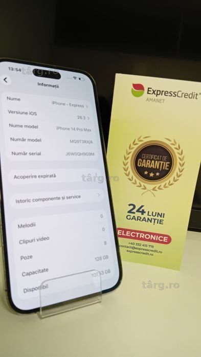iPhone 14 Pro Max 128Gb 79% bateria (AG20 Dancu b29959) 2 ani garantie! 3