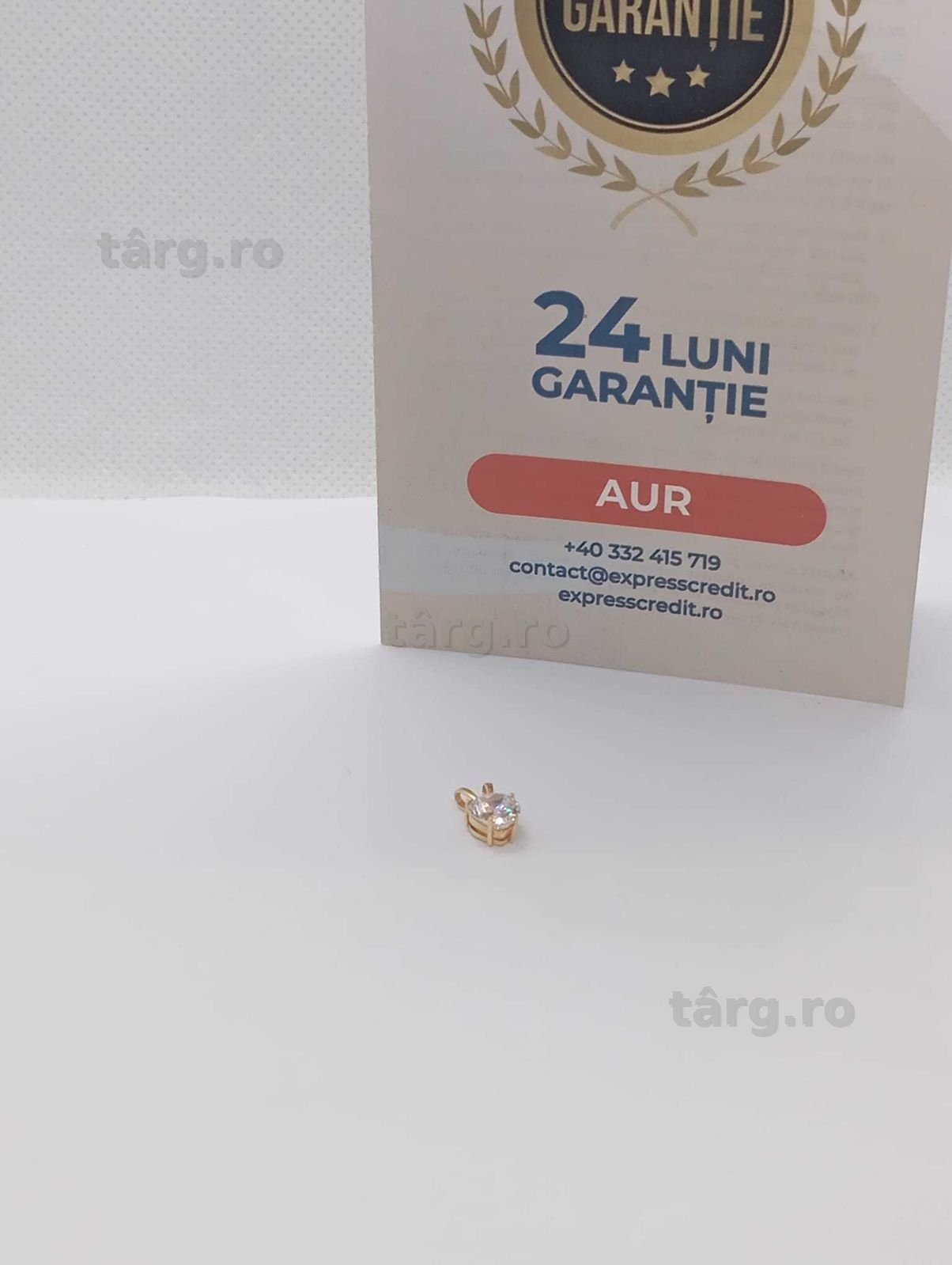 Pandantiv Aur 18K 0,75g (Ag4 Dacia B.51340) Garantie 2 ani 2