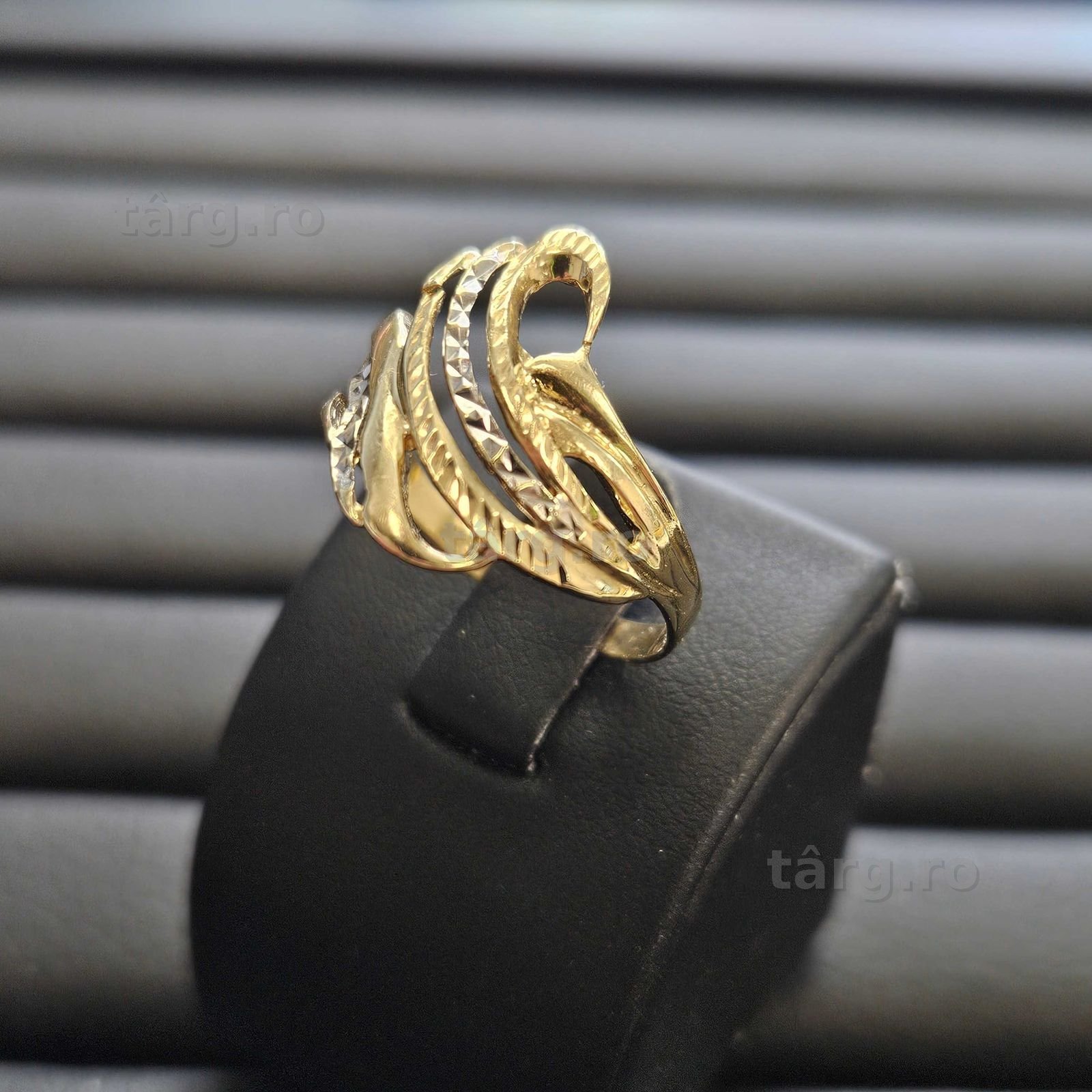 Inel Aur 14K - 3.22 grame / 1610 lei ( B34272.3 / Ag28 Doi Baieti ) 3