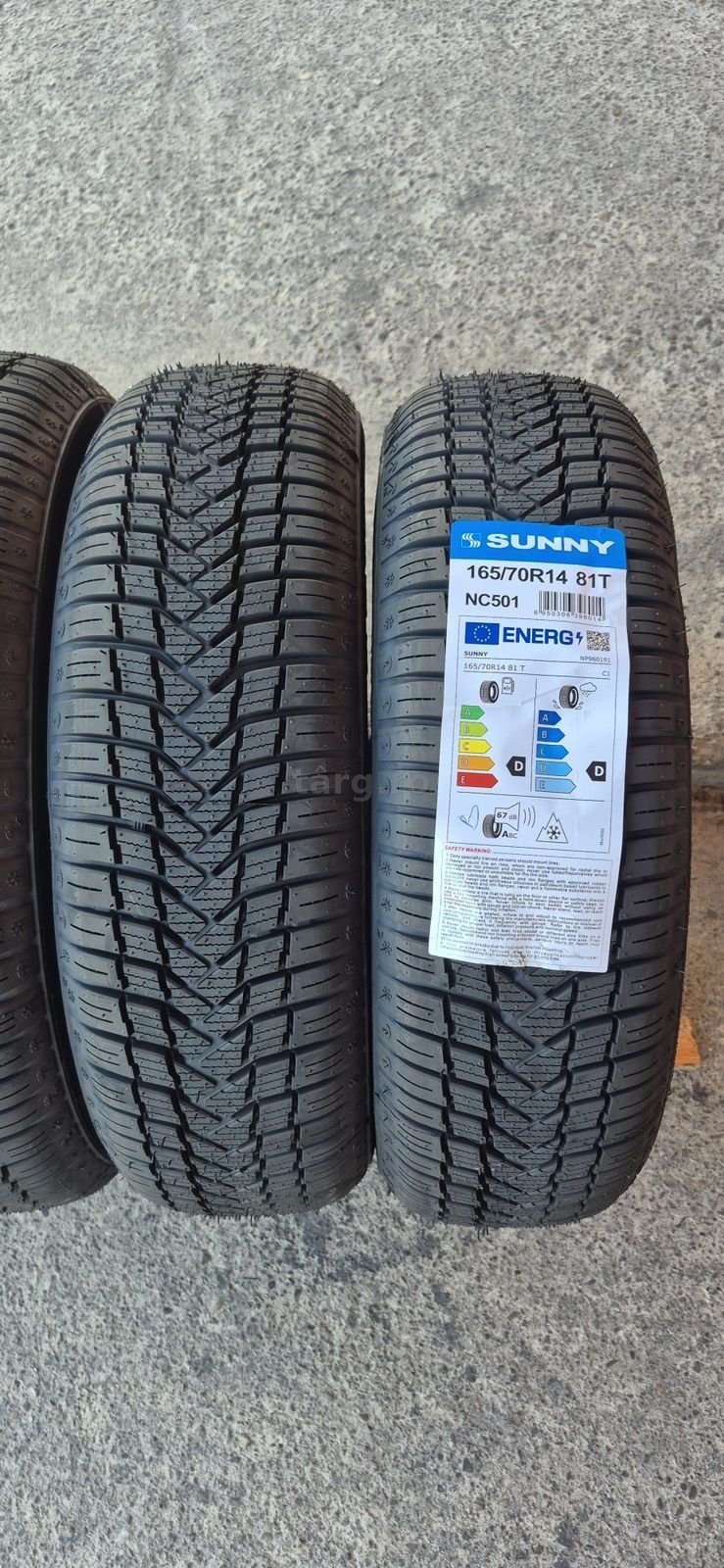 4 anvelope M+S noi Sunny 165/70/14,dot 2025 Pretul este pe bucata. 2