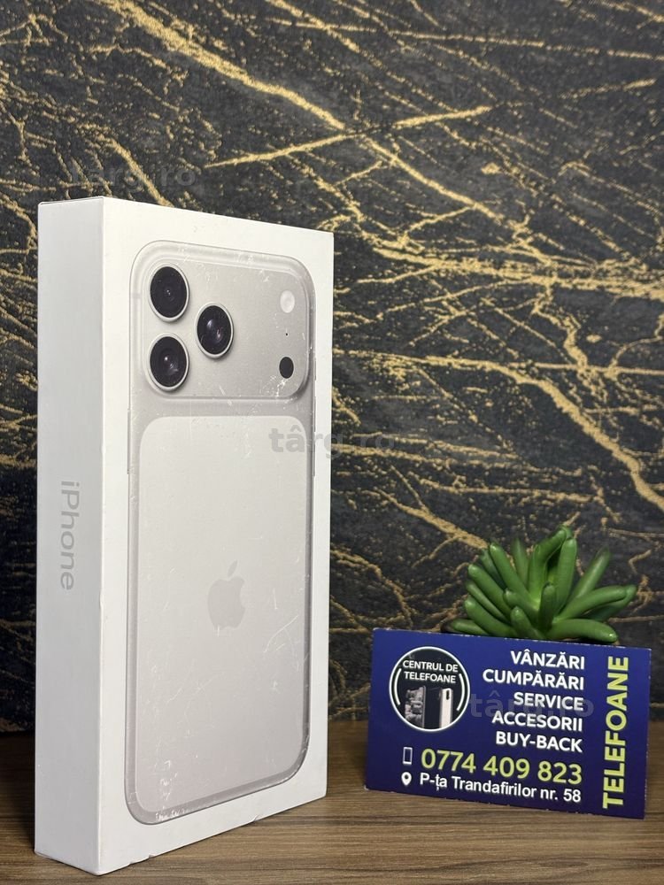 Iphone 17 Pro Max/256GB/2 Ano Garantie Centrul de Telefoane/rate