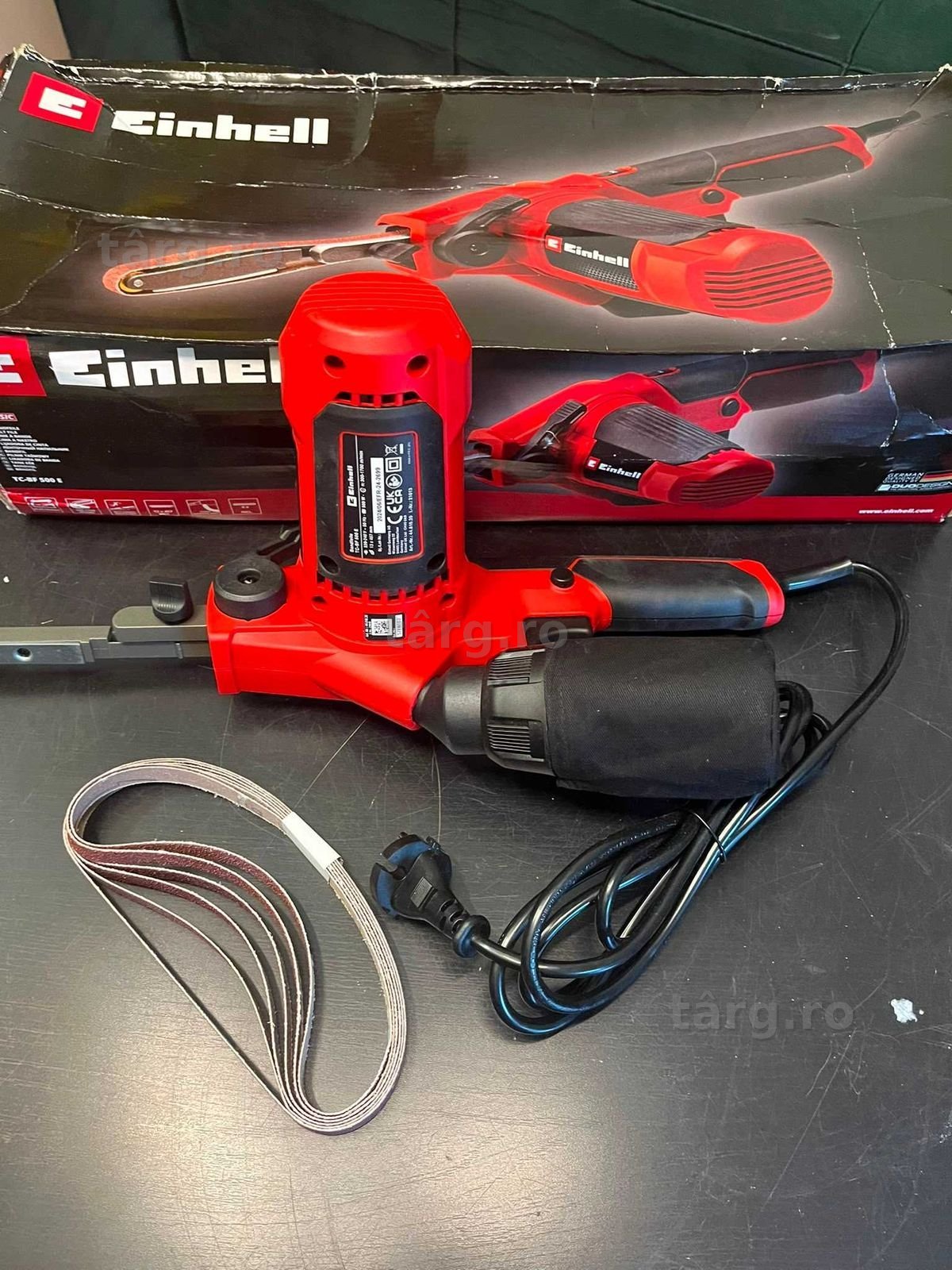 Pilă cu bandă abrazivă Einhell TC-BF 500 E | 500 W