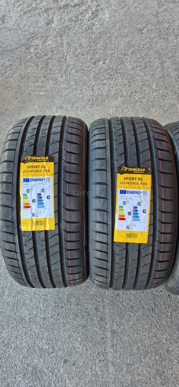 4 anvelope vara noi Tercelo 235/40/18,dot 2025 Pretul este pe bucata. 2