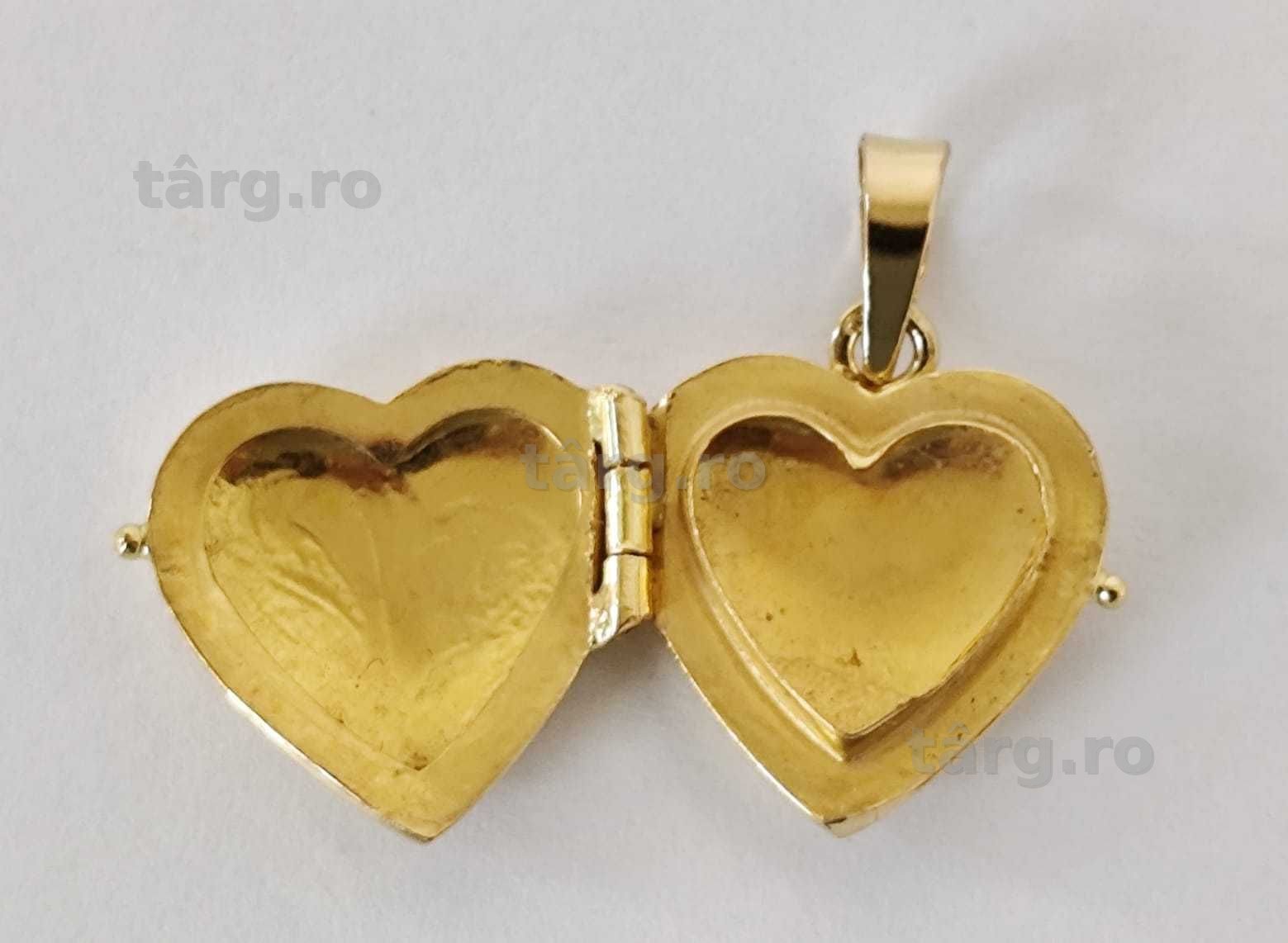 Medalion - Inima aur 22K , 4.52 gr. Vanzare in locatie (AG35 B 34584) Garantie 2ani! 6