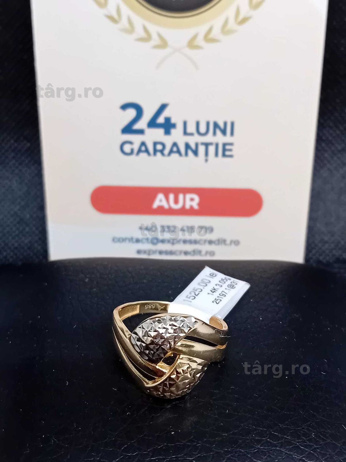 Inel aur 14k 3.05g (B.25197 AG31 Barboi) Garantie 2 ani!