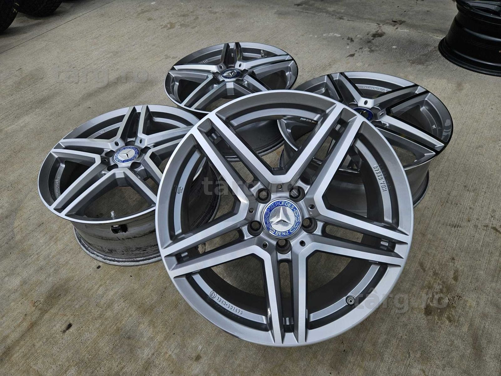 Jante bi colore R18 5x112 SENZORI MERCEDES CLA,C classe,GLE,GLB,VITO,V Classe