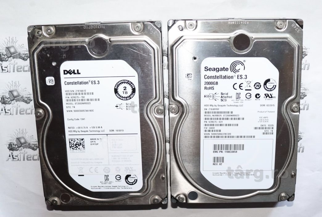 Harddisk Server SAS 3.5" 2Tb 6G 128Mb 7.2K Seagate Constellation ES.3