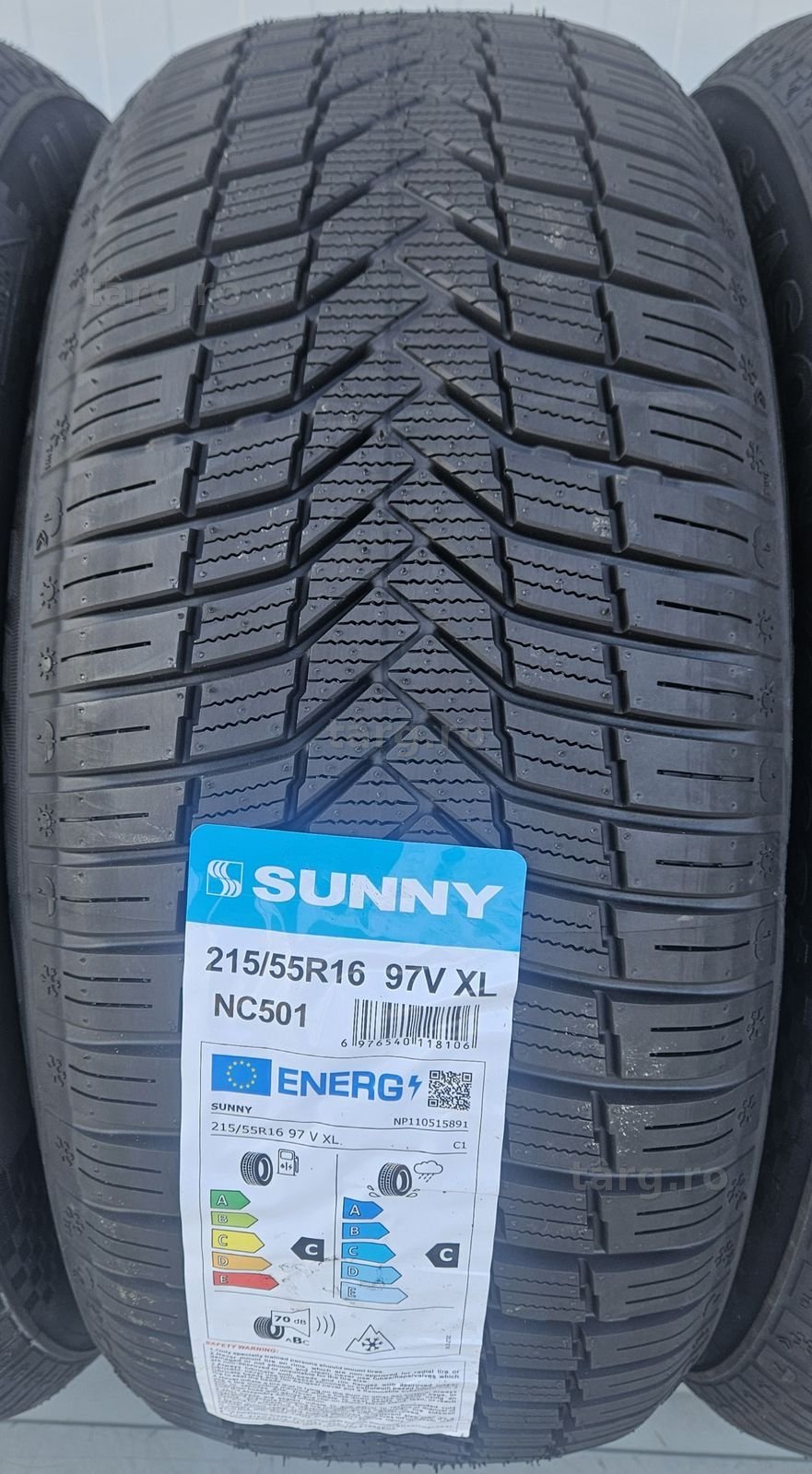 215/55 R16, 97V XL, SUNNY NC501, Anvelope mixte M+S 3
