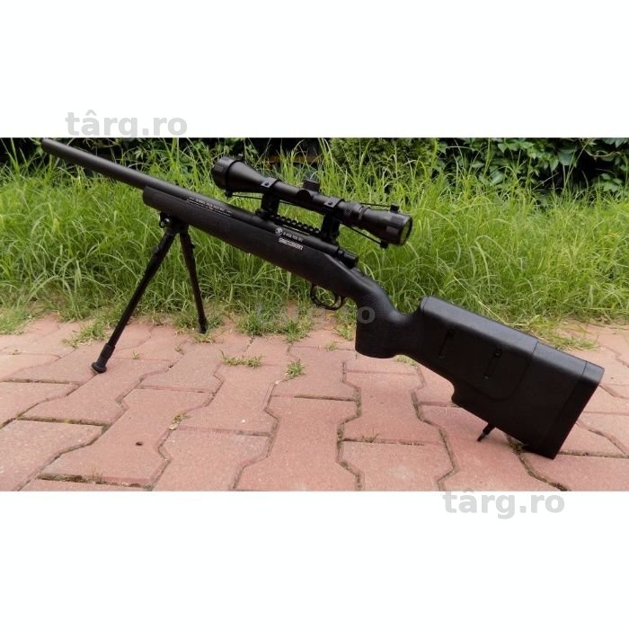 Pusca DE ASALT ~SNIPER Awp~Arc METAL- airsoft Cu Aer Comprimat MANUALA