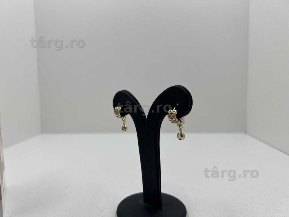 Cercei aur 14k 4.03g (Ag25 Belvedere B.41808) Garantie 2 ani! 3