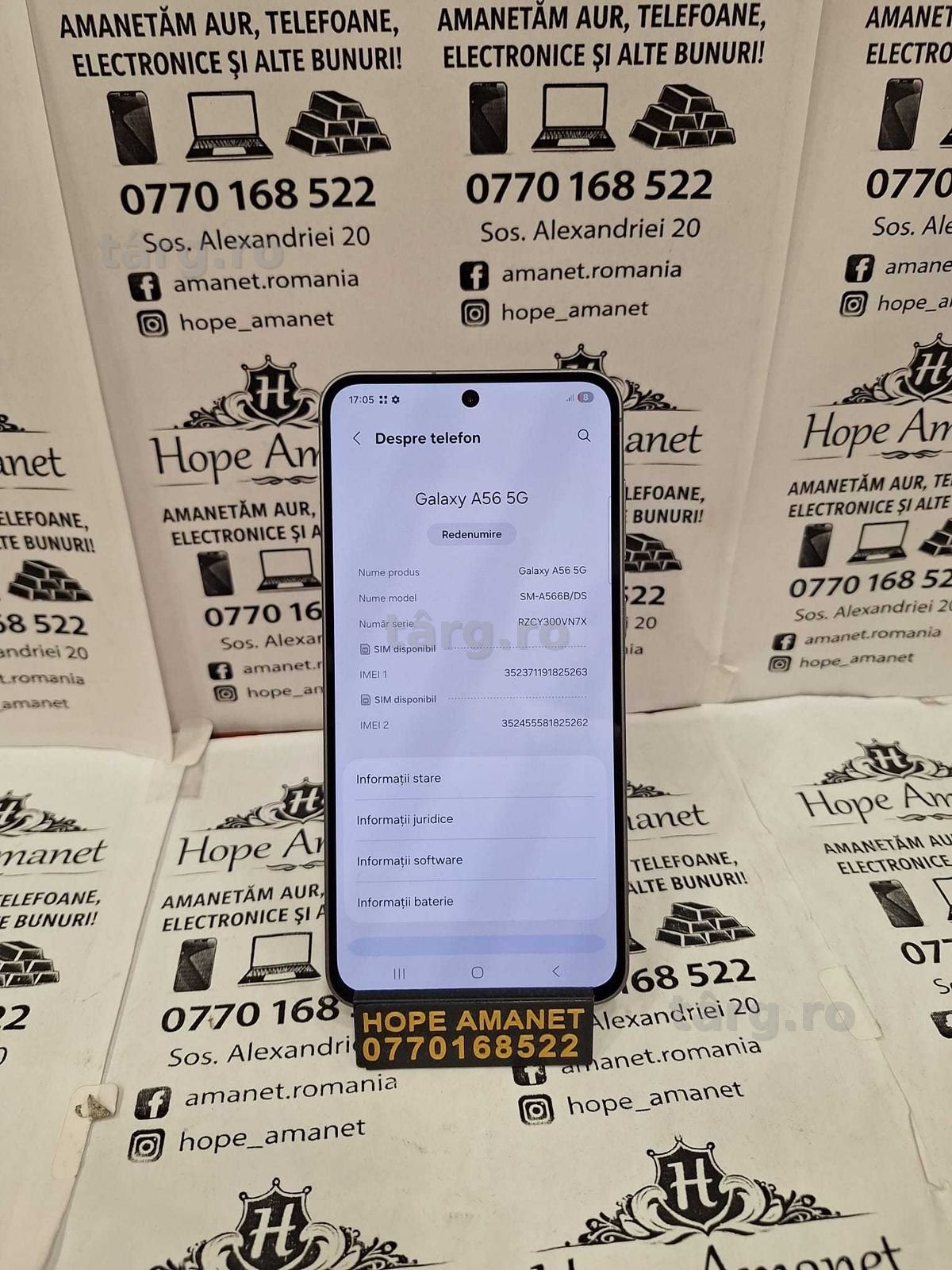 Hope Amanet P1/ Samsung A56 128 gb 8 gb ram #43079 2