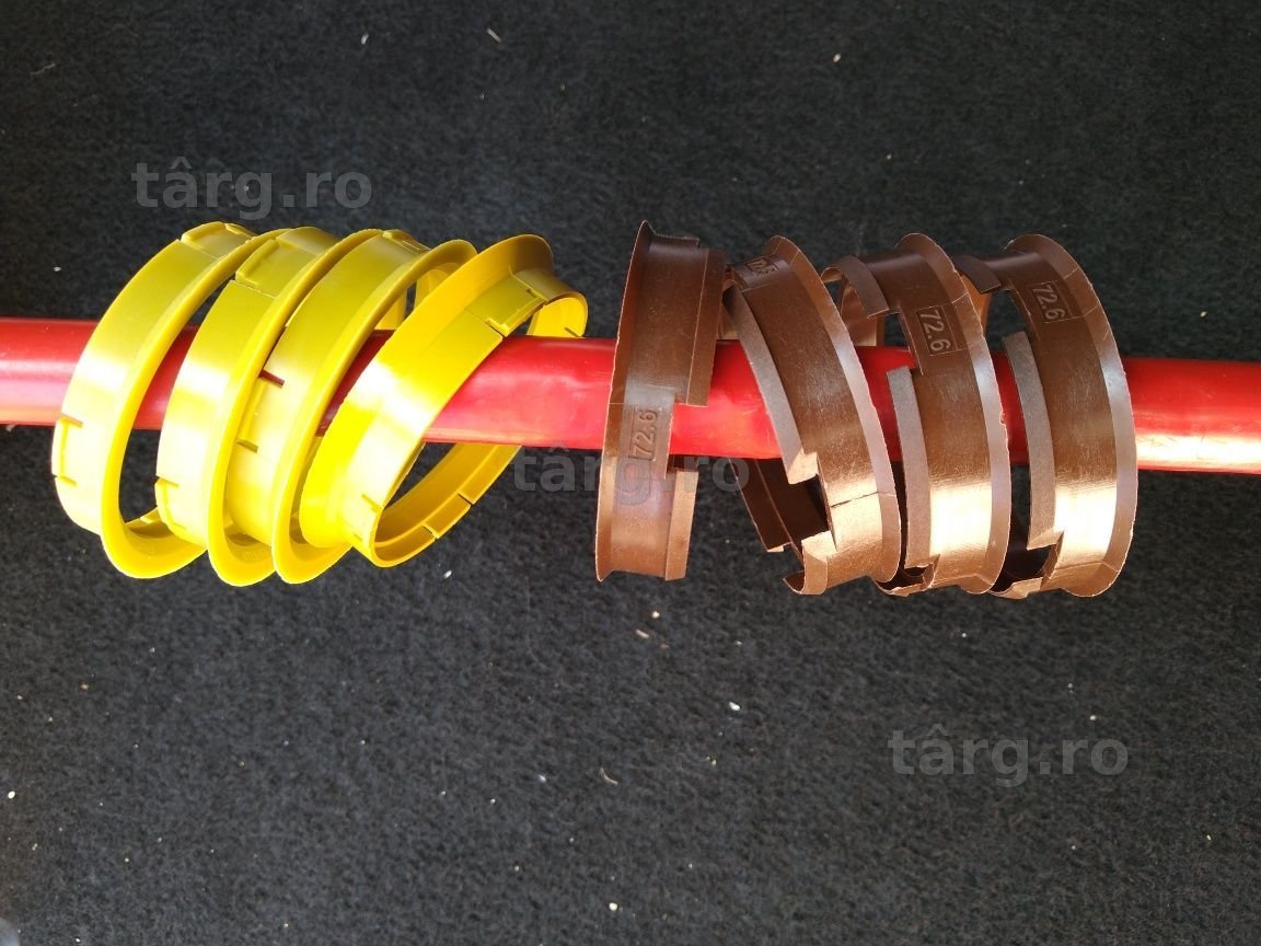 Inele de centrare 72.5 # 72.6 x 57.1 sau 72.5 # 72.6 x 66.6 Originale