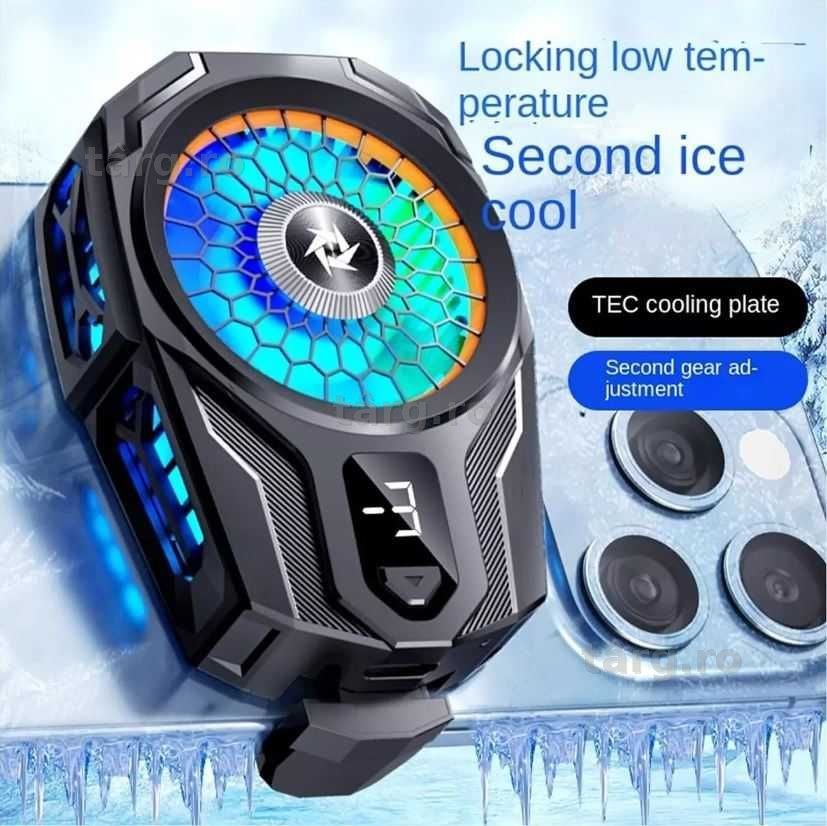 Cooler Gamepad Portabil pentru Telefon,Doua Ventilatoare,Racire Rapida 2