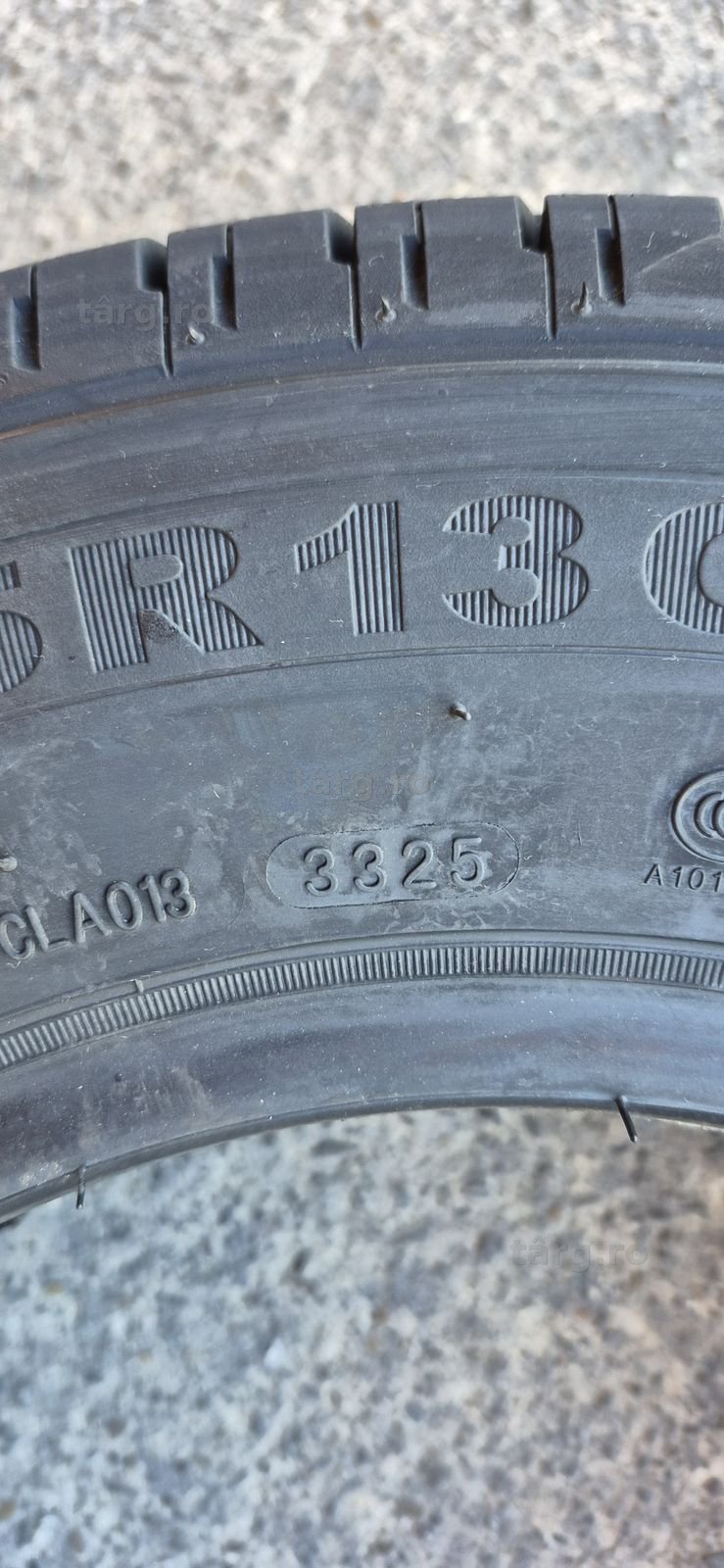 4 anvelope vara noi Tercelo 155/13C,dot 2025.Pretul este pe bucata. 7