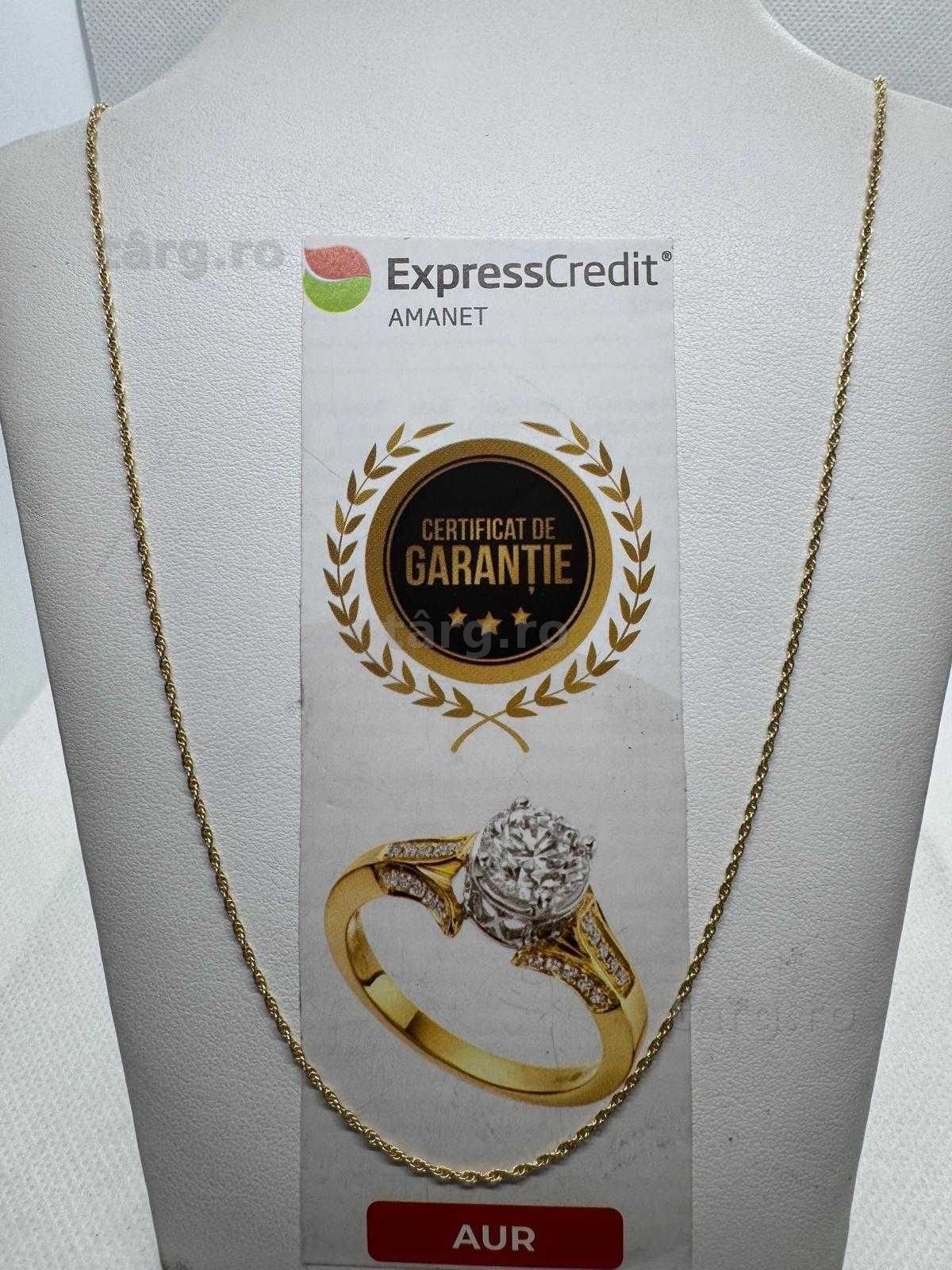 Lant din aur 18K (69434.1/ 10 Pacurari 1) Garantie 2 ani!