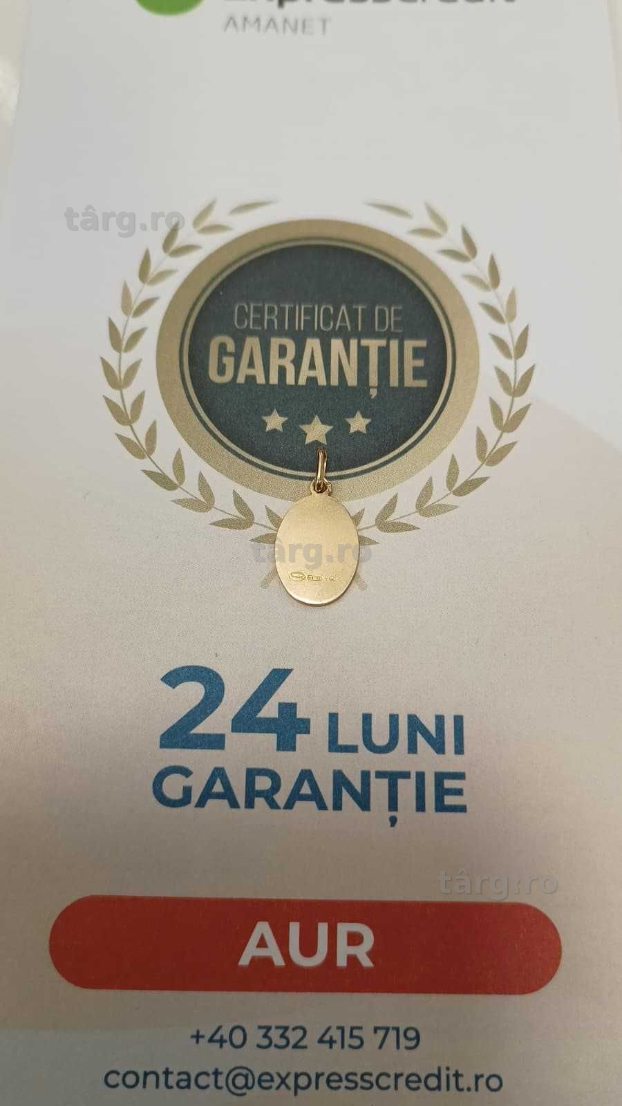 (Ag24) Pandantiv aur 9K 1.61gr b.44989.1 - Garantie 2 ani! 3