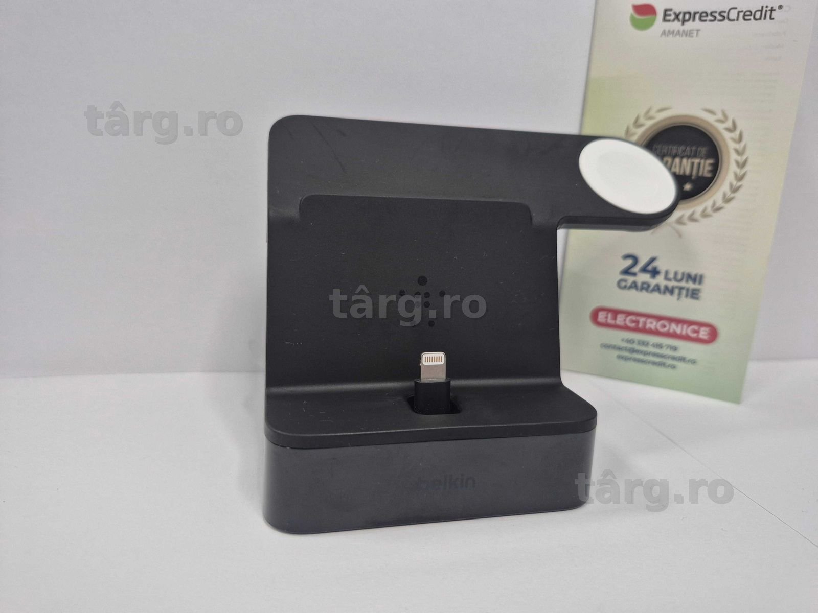 Charge Dock Apple Watch/iPhone (35075/30 Pacurari 2) Garantie 2 ani!