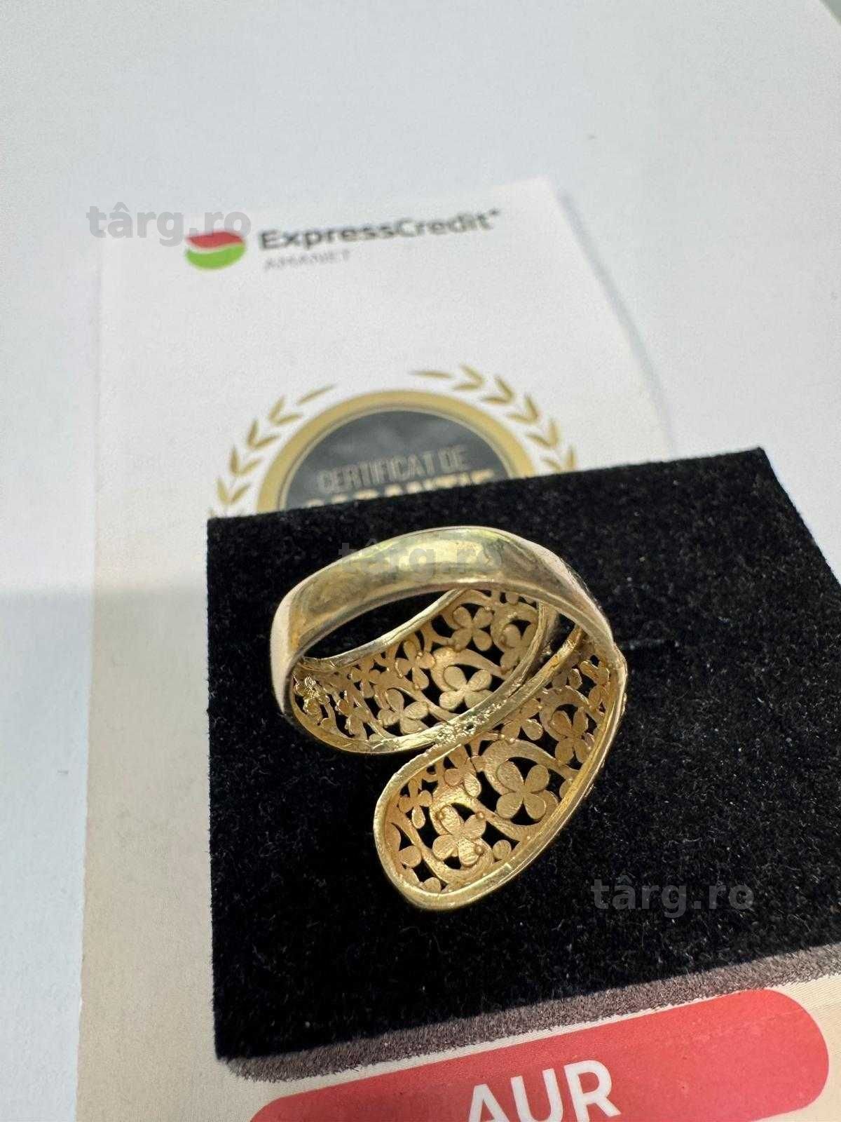 Inel din aur 14k (69351.1/ 10 Pacurari 1) Garantie 2 ani! 4