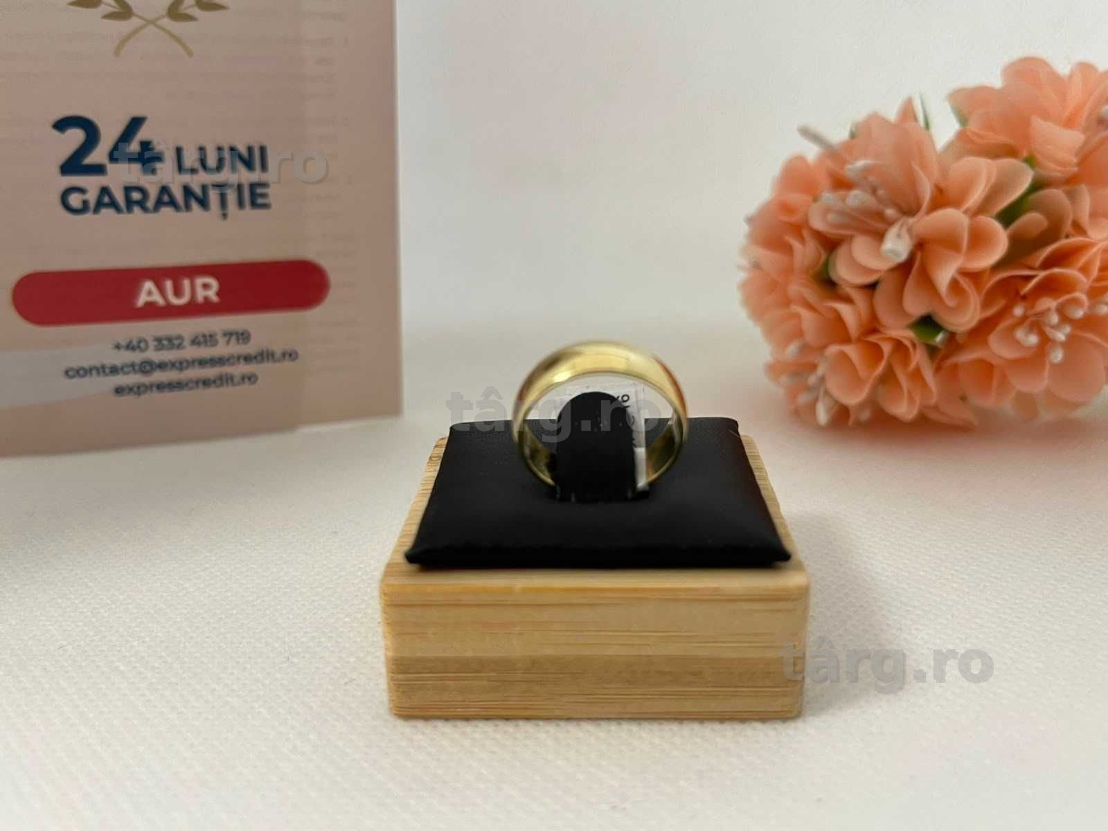 Set verighete aur 14K 2.86g&3.29g (Ag16 Moldova b33169.3/.4) - Garantie 2 ani! 4