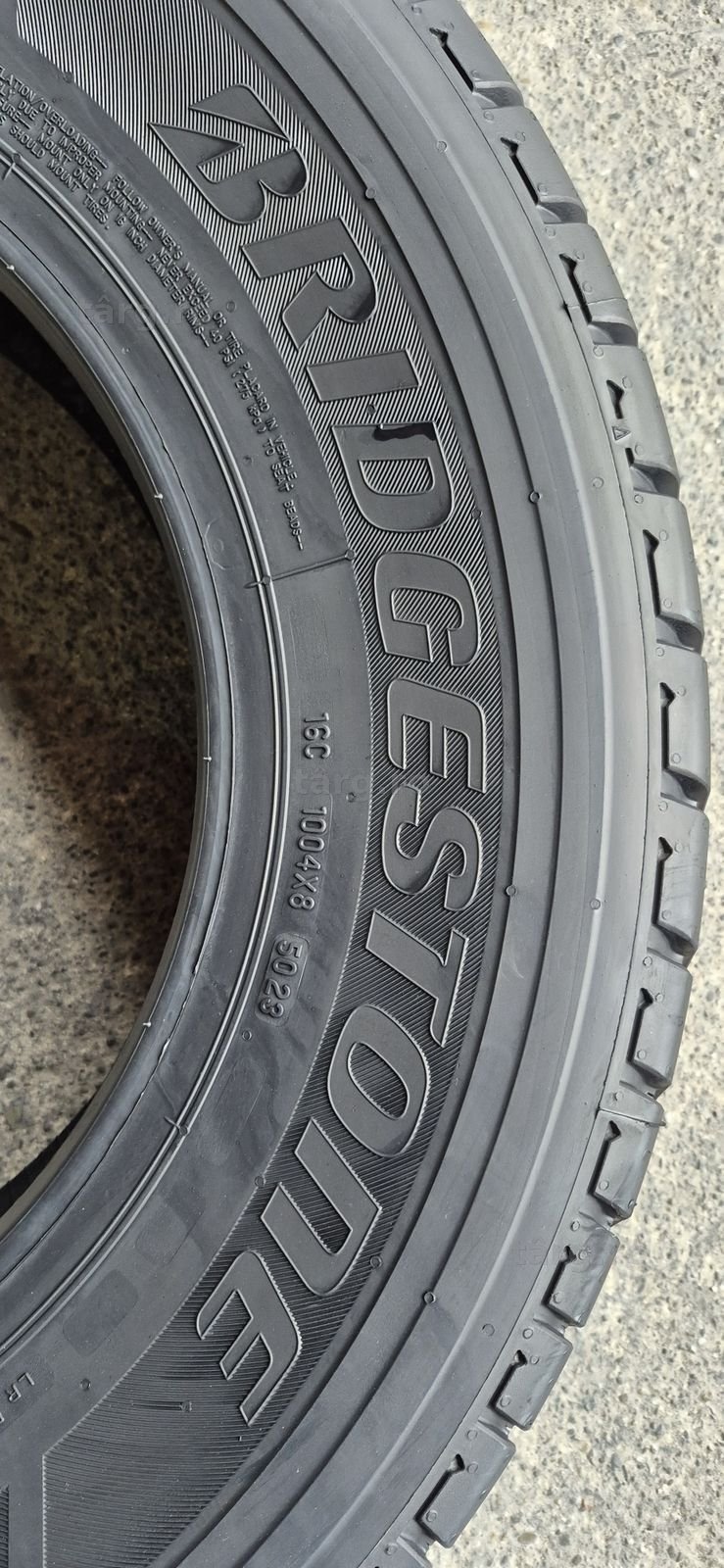4 anvelope vara noi Bridgestone 205/75/16C,dot 2023-2024.Pretul este pe bucata 4