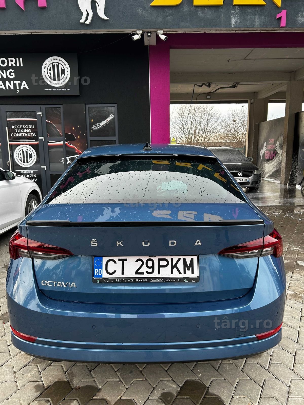Eleron Luneta - Skoda Octavia 4 Sedan Negru Lucios