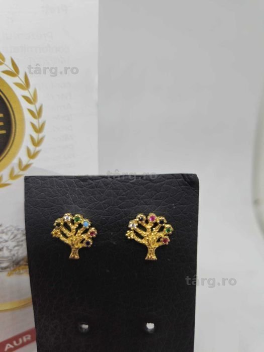 Cercei aur 14k 1.66gr (Ag1 Alexandru b52956)*Garantie 2 ani 2