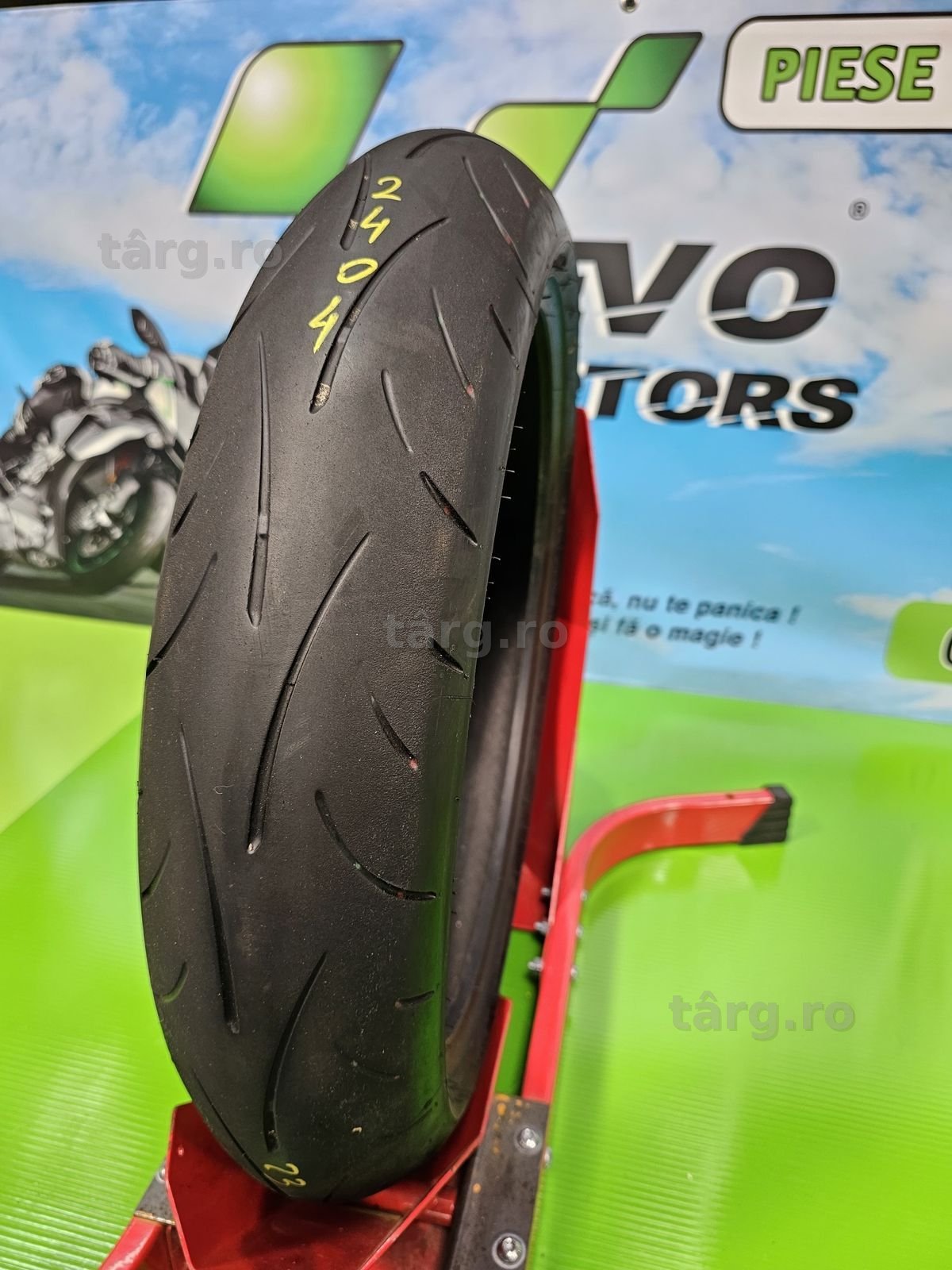 120 70 17 Anvelopa Moto Dunlop SportMax D214 Cauciuc Fata C2404
