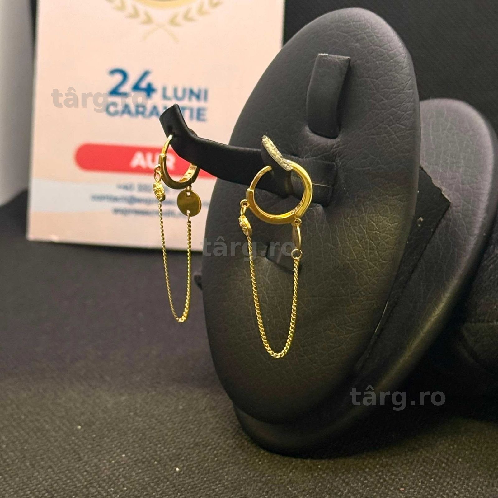 Cercei aur 14K 2.4g (AG15 Gara 1 B34179.2) Garantie 2 ani! 2