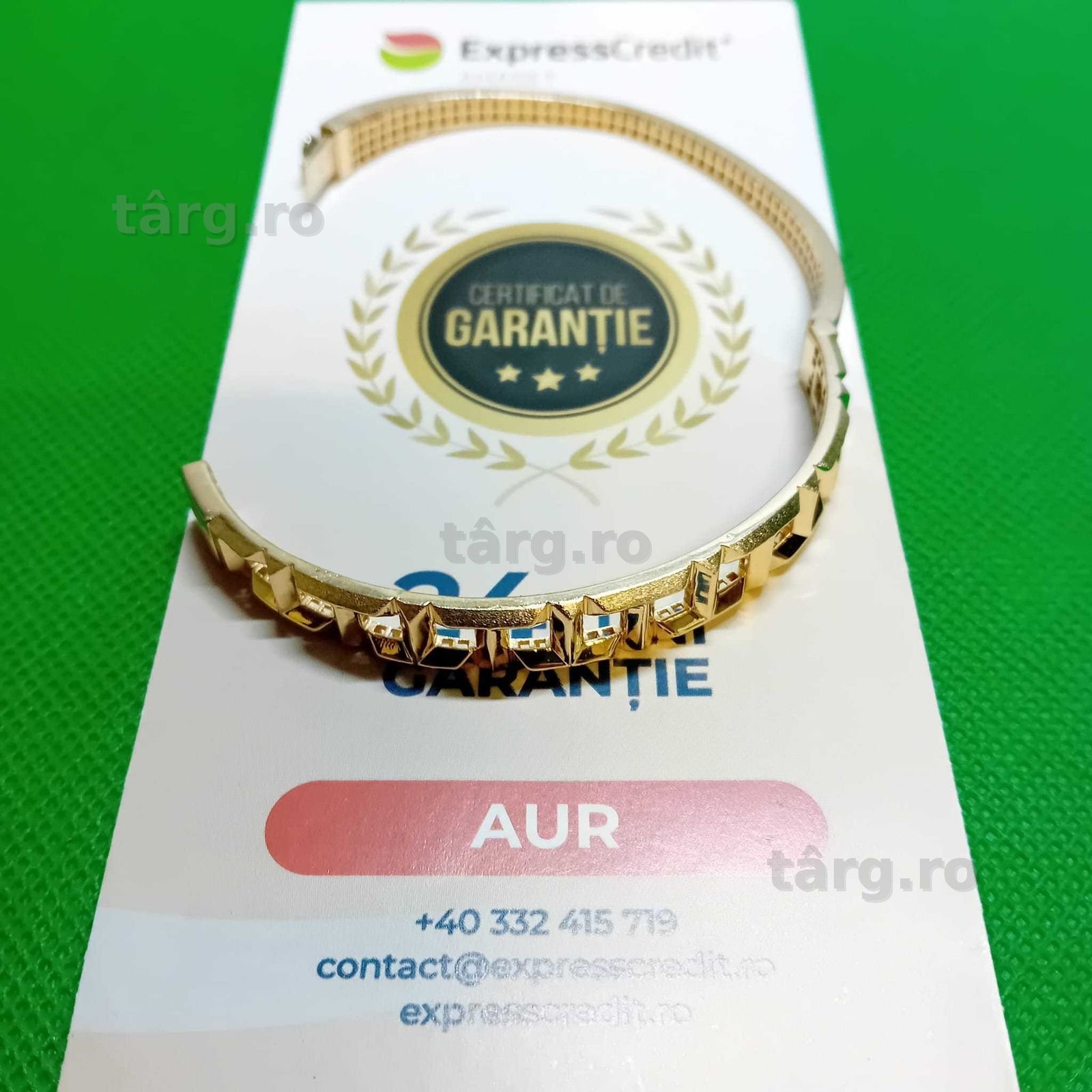 Bratara Aur 14K 8.62g (Ag4 Dacia B.52228.1) Garantie 2 ani 4
