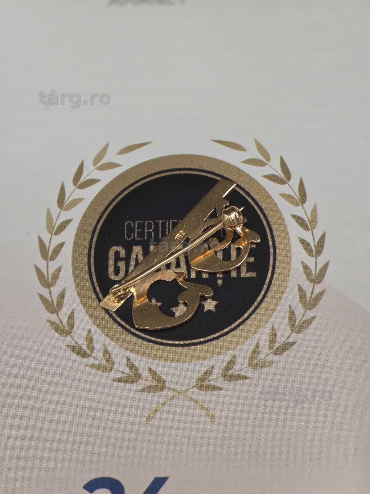 Brosa aur 18K 2.07g [Ag45 Bacau1 B.34689.2.35] 2